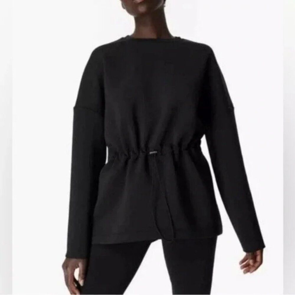 Sweaty Betty Black Drawstring Sweatshirt
